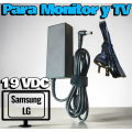 Fuente alternativa para monitor televisor samsung lg 19V 3,42A completo con cable 220v