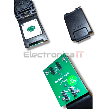 ADAPTADOR COCODRILO DFN8 QFN8 WSON8 MLF8 MLP8 A DIP8 Socket 8X6MM BIOS
