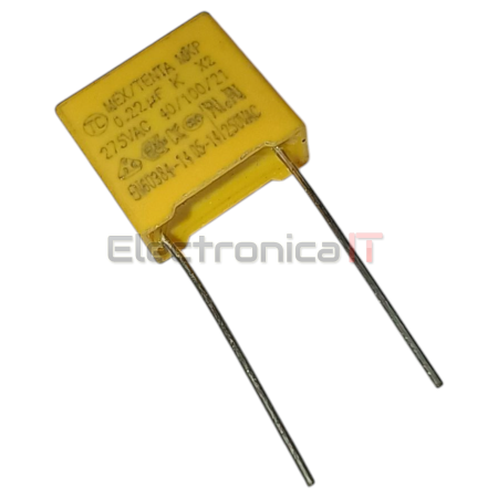 Capacitor polyester film 224K 0.22UF P10mm