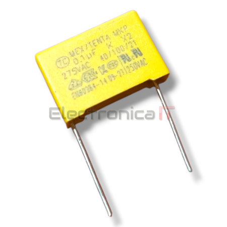 Capacitor polyester film 104K 0,10UF 0.10UF  P15mm