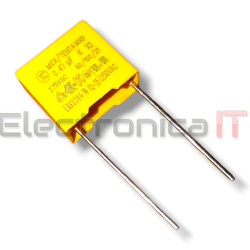 Capacitor polyester film 474K 0.47UF P10mm