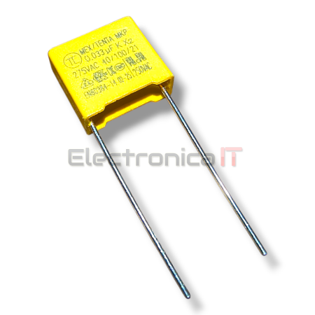 Capacitor polyester film 0,033UF 0.033UF P10mm
