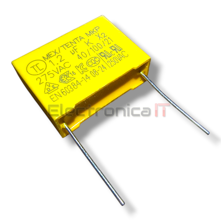 Capacitor polyester film 1,2UF 1.2UF P22mm