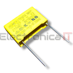 Capacitor polyester film 224K 0.22UF P15mm