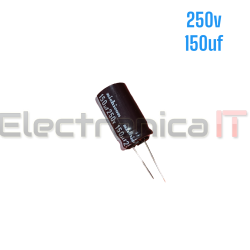 CAPACITOR ELECTROLITICO 250v 150UF 18x