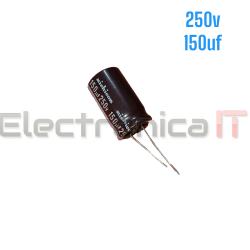 CAPACITOR ELECTROLITICO 250V 150UF 18X
