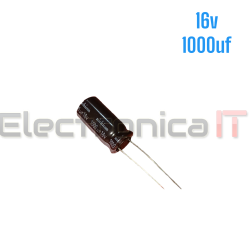 CAPACITOR ELECTROLITICO 16V 1000UF 10X