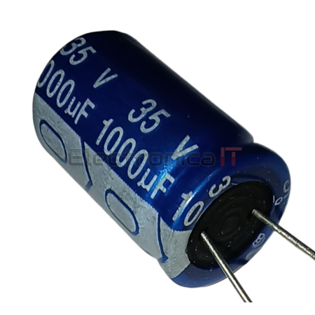 CAPACITOR ELECTROLITICO 35V 1000UF 13X21MM 105° JRB