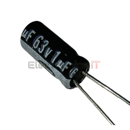 CAPACITOR ELECTROLITICO 63V 1UF 5X12MM 105° SD