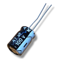 capacitor 100v 47uf electrolitico aluminio radial