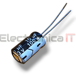 capacitor 100v 10uf electrolitico aluminio radial