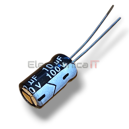 capacitor 100v 10uf electrolitico aluminio radial