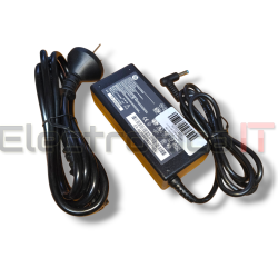 cargador para hp 19.5v 3.33a 4.5mm x 3.5mm celeste pin central