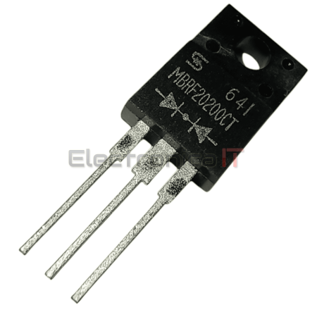 Mbrf20100ct Mbrf20200 Mbr20100 Mbrf 20200ct 20200 100v 20a DIODO to220f