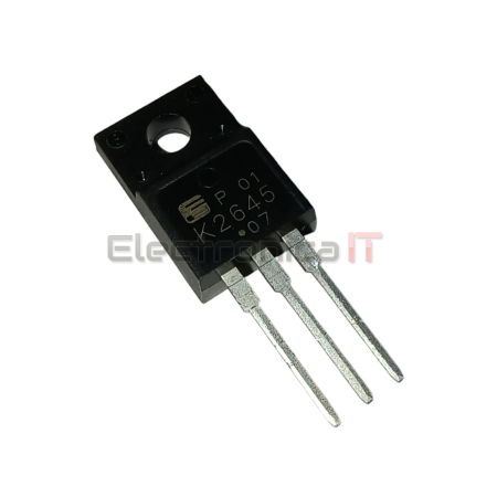 2SK2645 K2645 Canal N MOSFET TO220F 600V 9A