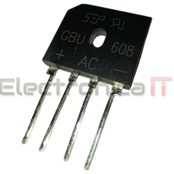 GBU608 800V 6A PUENTE RECTIFICADOR