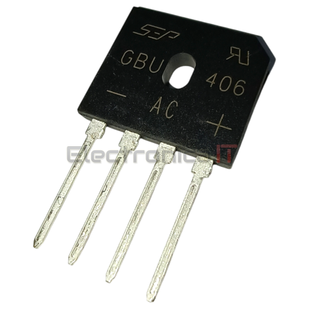 GBU406 600V 4A PUENTE RECTIFICADOR