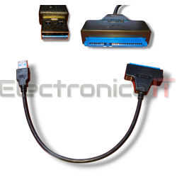 CABLE SATA A USB 3.0 HDD SSD 6GBPS 2,5 SATA 3 22 PING