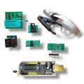 CH341A Programador + adaptador SOIC8 + clip SOP8 con cable + adaptador de 1.8V EEPROM Flash BIOS programador USB adaptador ZIF