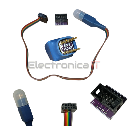 ADAPTADOR MEMORIA PINZA SMD SO8 150MIL A DIP8